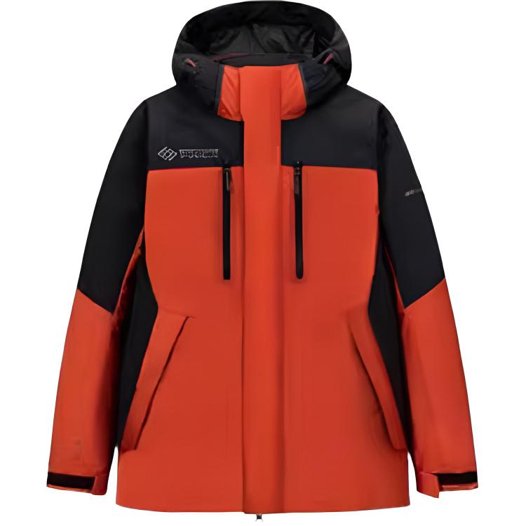 

Anta Outdoor Series Casual Simple Hooded Warm Zipper Color Block Comfortable Versatile Down Jacket Men Jacket 152510904-1 L