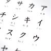 Simple Katakana Learning Bath Poster (Katakana (FULL)) Waterproof Bath