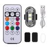 Universal Eight-Color Wireless Remote Control Navigation and Warning Light for Drones and Motorcycles
