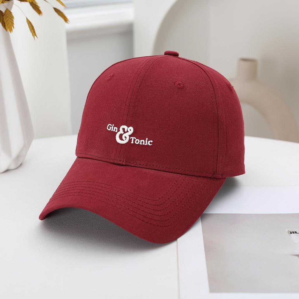 2026 Spring And Autumn Embroidery Simple Baseball Cap Men'S And Women'S Sunscreen Shade Breathable Soft Top Fashion Cap