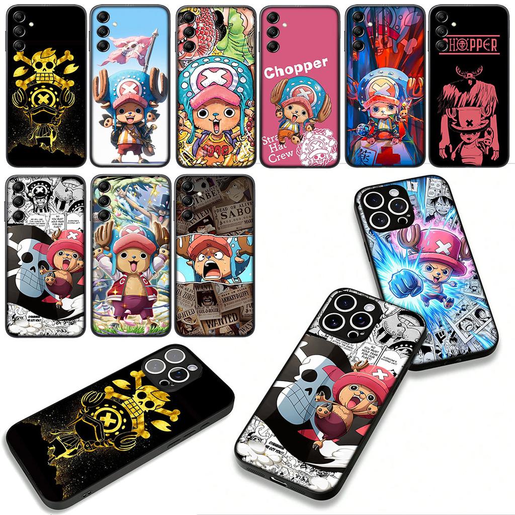 Phone Cover Tony Chopper Comics One Piece Casing for Apple iPhone 16 15 14 Plus 13 12 Mini 17 Pro Max + ProMax 16E Air 15+ Case