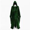 Halloween Vampire Wizard Cape Cos Masquerade Mage Reaper Cosplay Hooded Cape