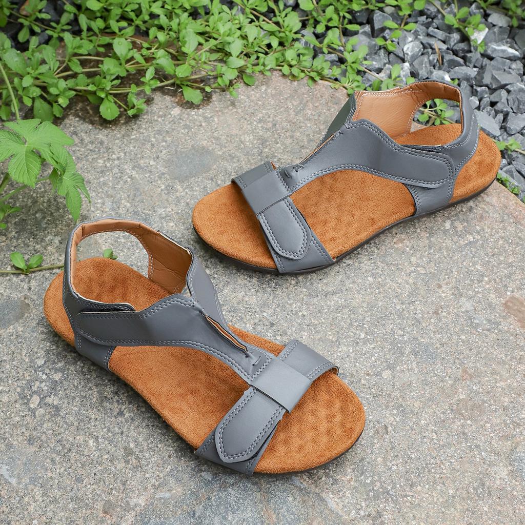 Fashion 2025 Summer New Women's Flat Sandals Trend Casual Comfortable Soles Beach Women's Shoes Simple Roman Sandals Sandalias De Mujer