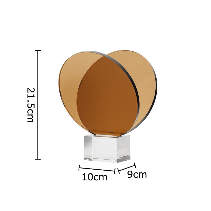 Книжная полка янтарного цвета органайзер для книг и файлов полки подставки для журналов хрустальное основание прозрачный держатель для книг эстетичный декор для комнаты 8990₽