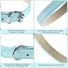 Weewooday 16 Pieces PU Puppy Cat Collar Leather Adjustable Kitten Big Cat Collar Small Pet Collars Colorful Safety Puppy Identification Collar for