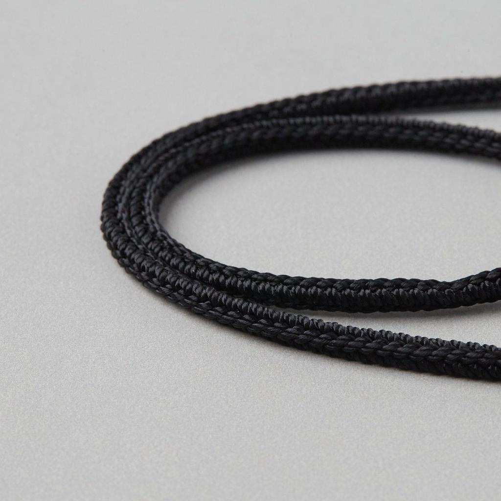Hand-woven Jade Pendant Lanyard Necklace - Adjustable Unisex Rope
