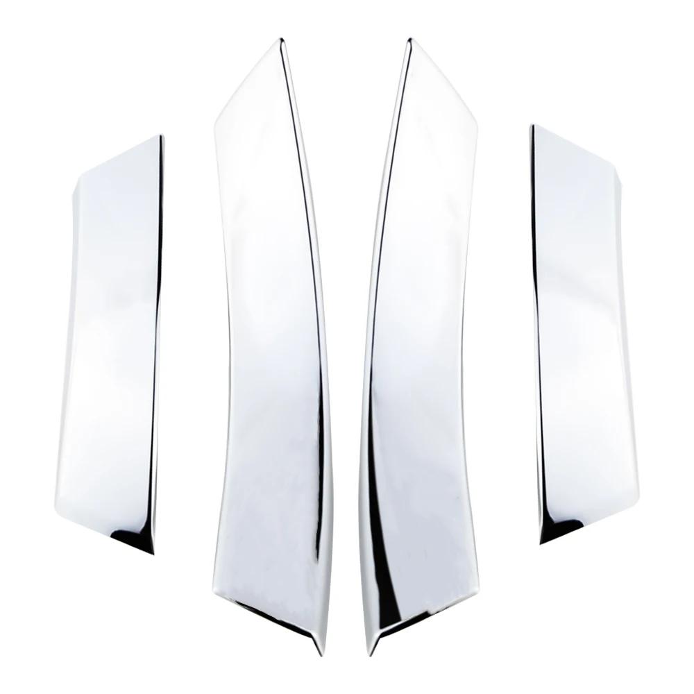 For Volkswagen VW T-ROC Troc 2018 - 2025 Rearview Mirror Cover Sticker Side Mirror Trim 4Pcs Chrome Garnish Styling Accessories