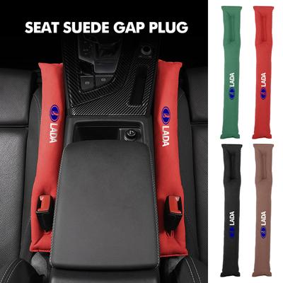 For Lada Universal Car Seat Gap Stopper Soft Fur Auto Seat Gap Filling Pad Niva Vesta 4X4 Samara Kalina Largus Priora Granta