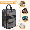 Mesh Shower Caddy Bag, Portable Toiletry Shower Tote Quick Dry Portable Tote Bag Gym Bags Bathroom Shampoo Bags for College Dorm Bathroom Swimming