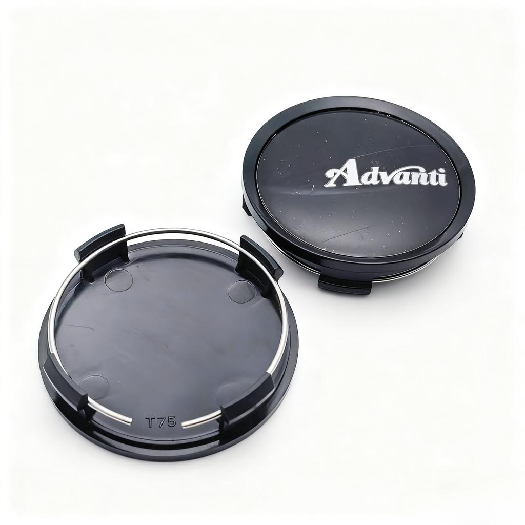 4pcs Advanti Racing Logo Emblem Badge Car Wheel Center Caps 74MM 69MM Wheels Hub Cap Rim Hubcaps Cover Replace Car Accessories