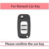 Car Key Case Cover for Renault Fluence Clio Megane 2 Kangoo For Mercedes SMART For LADA Vesta XRay Granta Priora 3 Buttons TPU