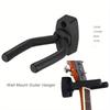 2pcs Stylish Black Guitar Wall Mount | Space-Saving Double Guitar Holder, Easy-to-Install for Acoustic and Electric Guitars,for Home Recording Studios