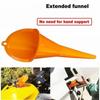 General Motorcycle Car Long Mouth Funnel Plastic Refueling Oil Liquid Spout Diesel Filling Tool Motor Car Accessaries