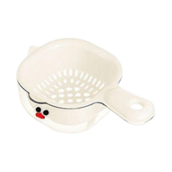 Multifunctional Drain Basket Fruit Cleaning Bowl with Strainer BPA Free Dual-Layer Design Fruit Strainer Draining Basket with Handle
