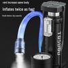 Universal High-Pressure Foot Pump for Bicycles, Cars, Motorcycles, and Sports Equipment