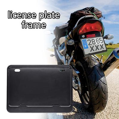 License Plate Frames Fashion Aluminum Cover Motorcycles License Plate Holder Frame Bracket Universal