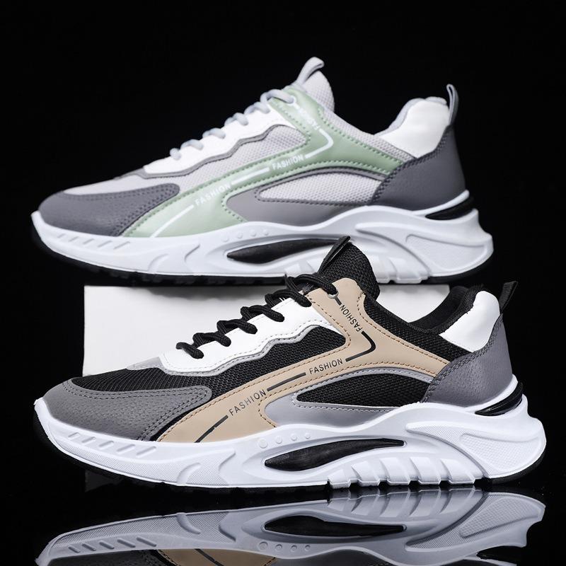 Autumn Men's Shoes New Trend Blue Breathable Mesh Sports and Leisure Shoes Men's Shoes