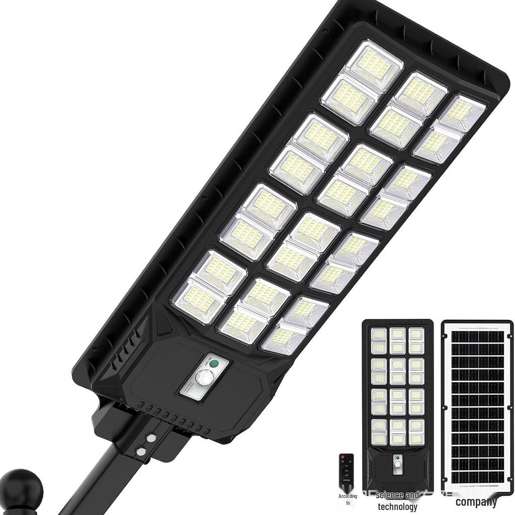 Solar Telescopic Pole Outdoor Waterproof Courtyard & Wall Lamp with Smart Remote Control