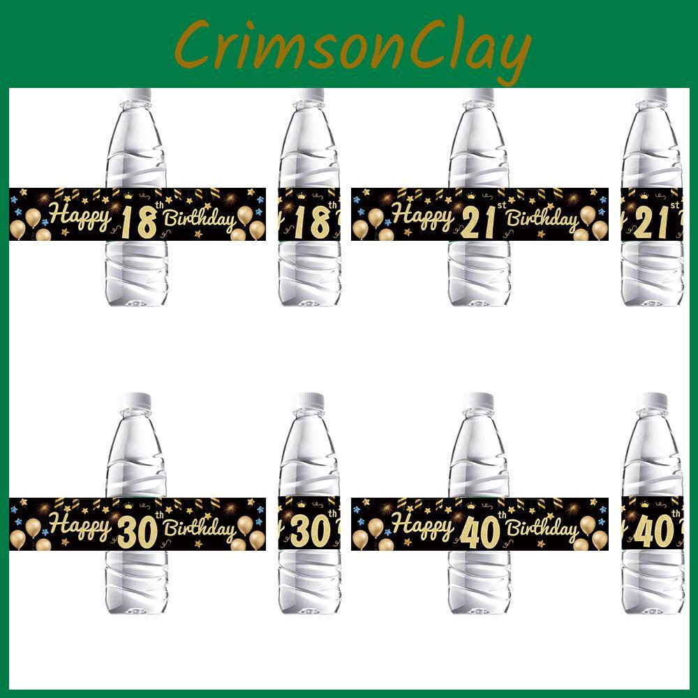 Goldflasche Schwarzes Aufkleber-Set Altersmeilenstein-Feiern Und Dekoration Halloween