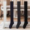 1/4 Paar Frühling Neue Lässige Bequeme Damen Socken Elegant Einfach Punkte Damen Knie Over Socken Modische Vielseitige Lange Socken