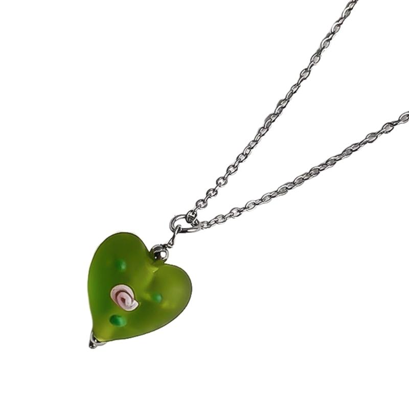 Europäischer und Amerikanischer Neuer Einfacher Liebesrosen-Anhänger All-passende Schlüsselbein-Kette Verstellbare Lange Kette Kalter Wind Halskette