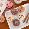 1Pc Cartoon Funny Plush Cookie Brooch Clothes Backpacks 3D Doll Badge Pins Cute Pin