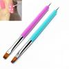 2-Ways Nail Art Pen Painting Dotting Acrylic UV Gel Polish Brush Liners Tool