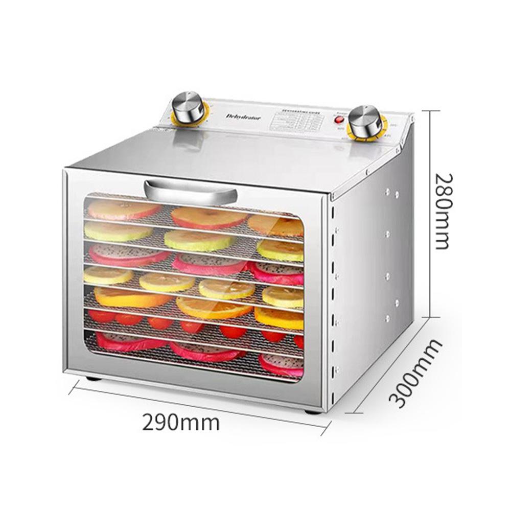 Dehydrators for Food and Jerky with 24H Timer 8 Drying Racks 400W 30-90 Celsius  Vegetable Fruit Dehydrator