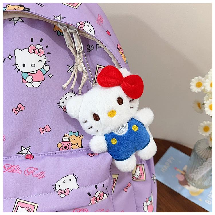 Large Capacity Cute Cartoon KT Cat Backpack for Middle School Girls - Lightweight and Perfect for Back To School