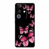 Cartoon Case For Vivo T4x 5G Case Soft TPU Black Silicone Back Cover For Vivo Y300T Y29 4G Phone Case Fundas Shockproof Coque