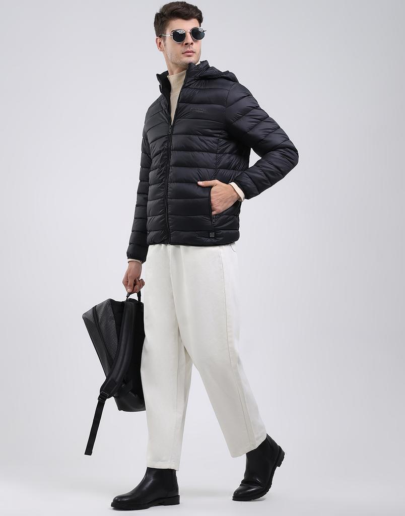 MONTE CARLO Men's Hooded Neck Full Sleeve Jacket