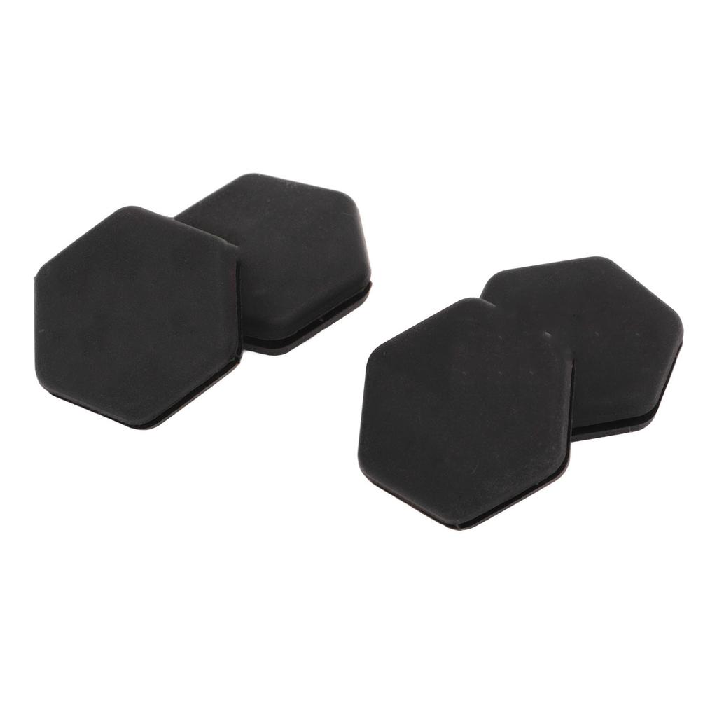 10pcs Tennis Racket Vibration Dampeners Soft Silicon Racket Shock Absorbers for Women Men Gift Black