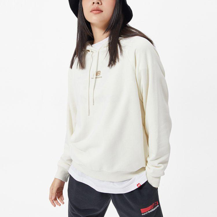 New Balance Lifestyle Casual Sweatshirt Women's Light White AWT13347-SST