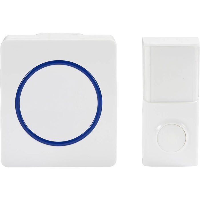 Baseline 70708 Carillon Sans Fil Set Complet Sans Pile, Avec Piezo, Avec Porte-nom