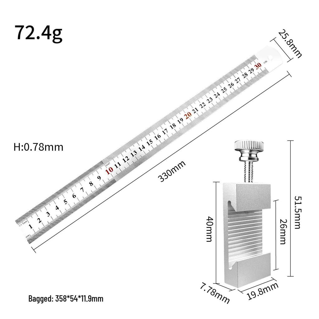 Industrial High-Precision Vernier Caliper Measuring Tool, Small Household 150-300mm