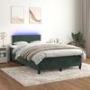 VidaXL Slat Bed Base with Mattress and LED, Upholstered Bed, Double Bed, Adult Bed for Interior Bedroom, 3134276