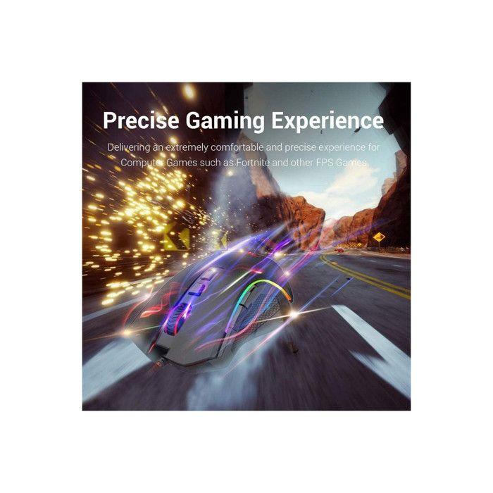 Souris Gamer Redragon GRIFFIN (M607) 8 boutons, 7200 DPI, optique, filaire USB, rétroéclairage LED