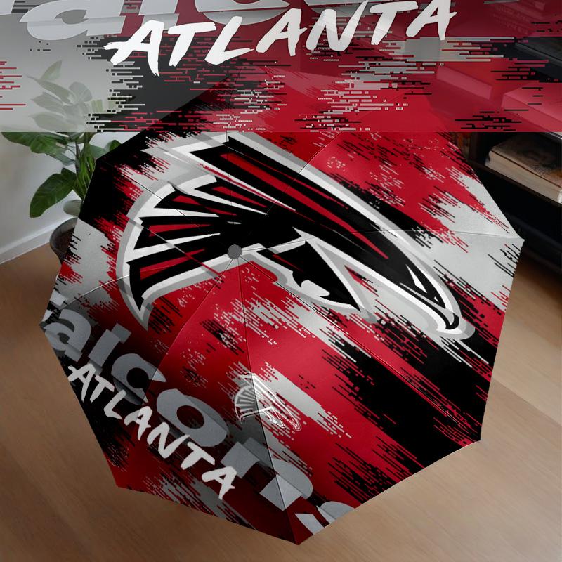 Falcons Logo Umbrella 8-Frame for Travel, Camping, Casual Lightweight Portable Umbrella, Essential for Every Family Holidays Gift
