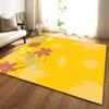 Maple Leaf Living Room Carpet Bedroom Dining Room Floor Mat Pattern Size