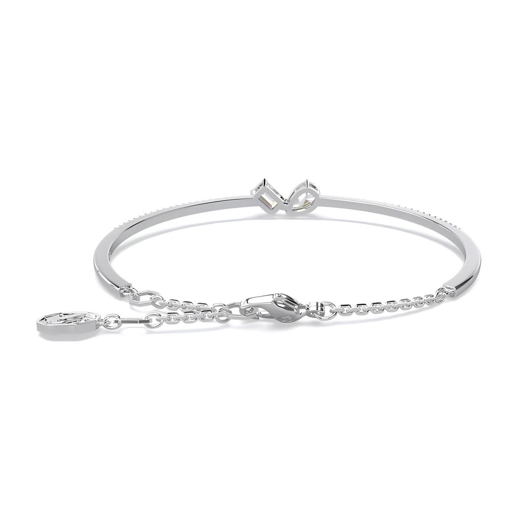 Swarovski Mesmera Inlaid Pattern Decorated Bracelet Women Bracelets Silver 5667253