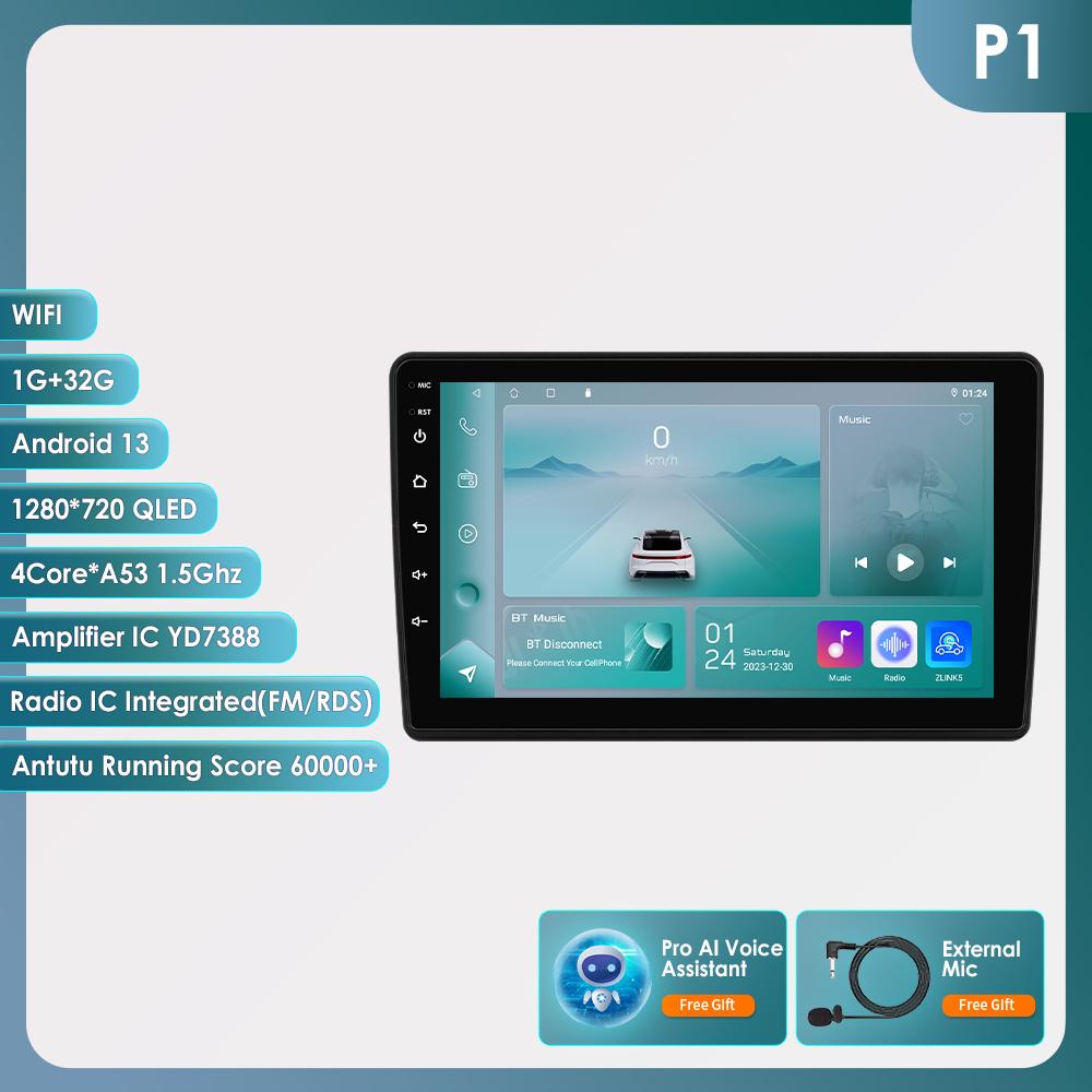 OSSURET 2Din Android 13 Car Radio for Fiat Ducato 2006-2022 Peugeot Boxer Citroen Jumper 2 Multimedia Video Player Carplay 4G Navi Intelligent RDS GPS