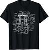 Mechanics Car Engine Pieces Cars Lovers - Muscle Cars Gift Unisex T-Shirt