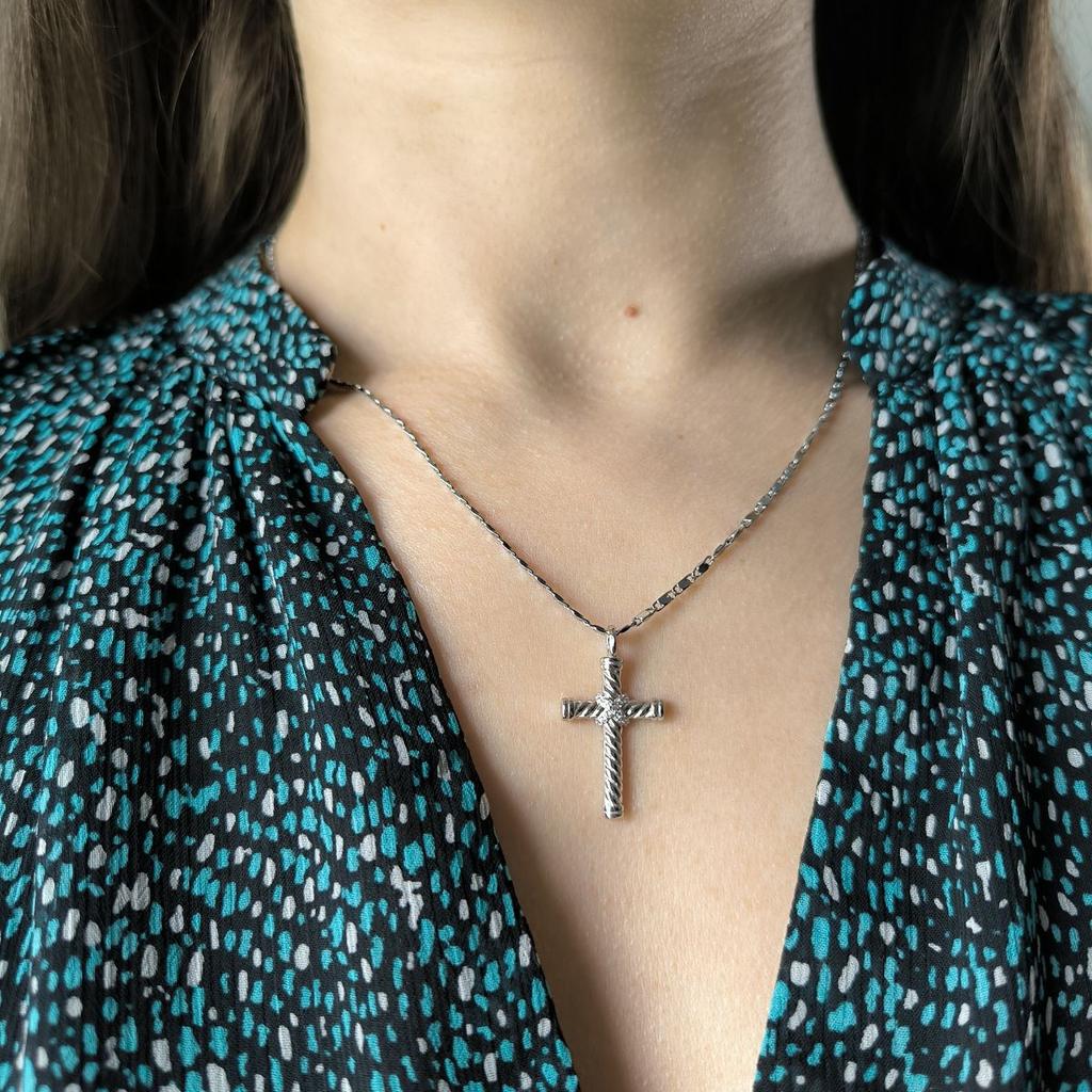 Silver Cross Without Stones (2184171)