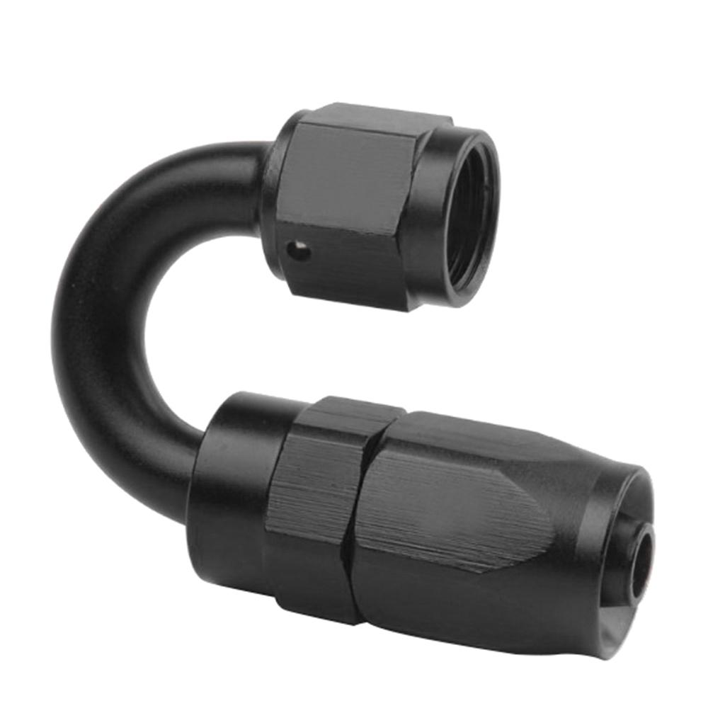 Anoized Aluminium Swivel 0 45 90 180 Degree AN6 Hose End Fitting Adaptor