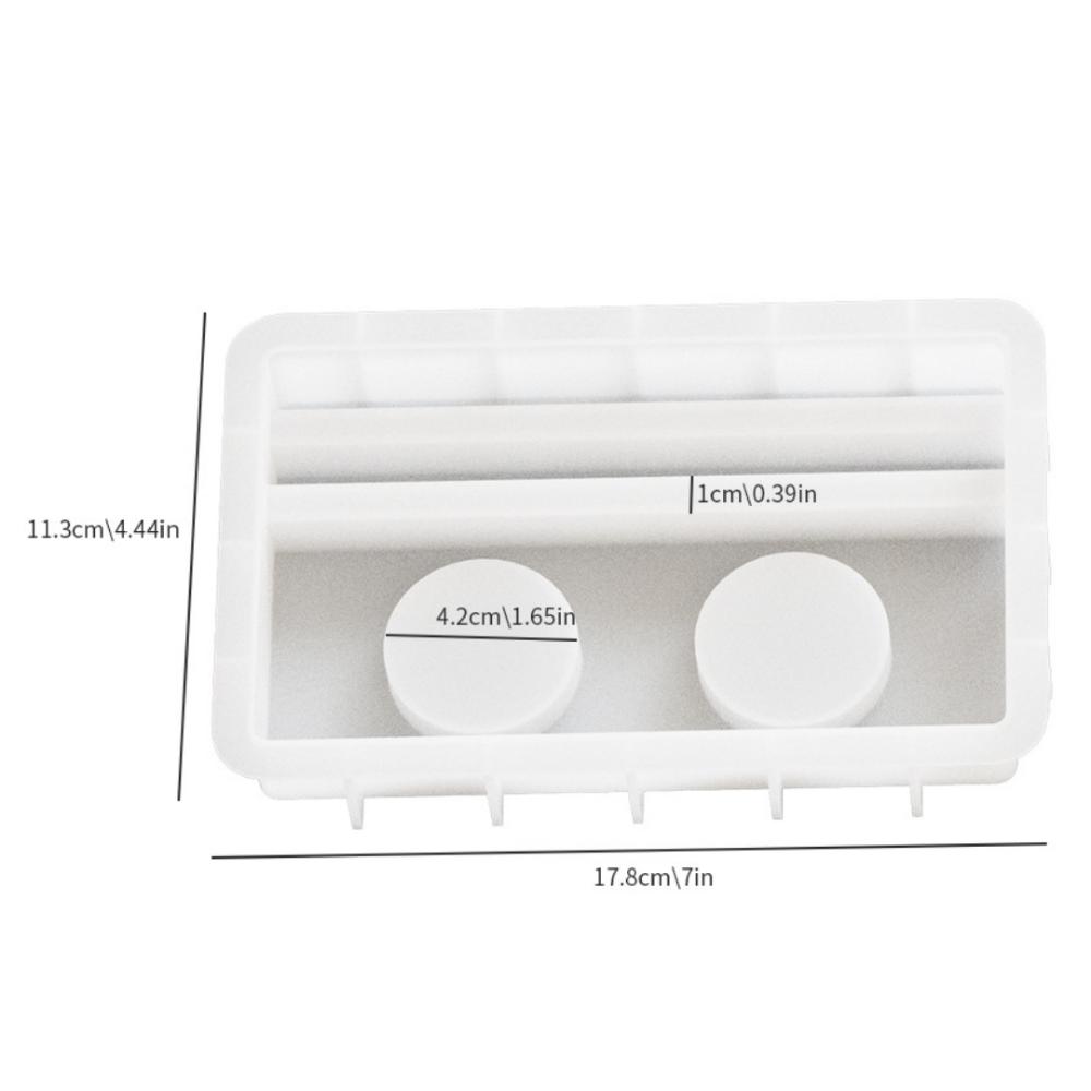 Christmas Ornaments Molds Silicone DIY Candle Holders Portable Jewelry Stand Casting Molds