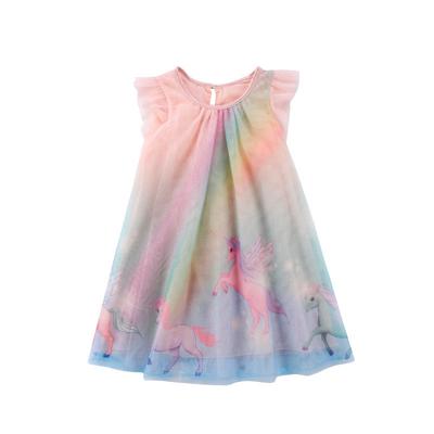 Lucky Rainbow Horse Fashion Newborn Baby Short Sleeve Bodysuit Romper Infant Summer Clothing