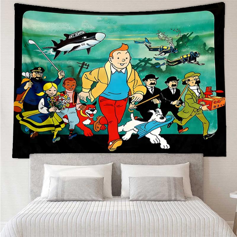 Adventure In The City Tapestry Hanging for Bedroom,Livingroom, Playroom,Decor Art Room Wall Tapestry Holiday and Birthday Gifts