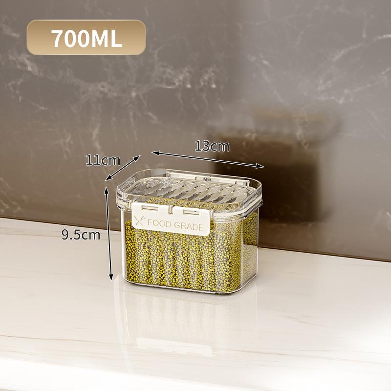 Airtight Food Storage Container With Lid Sealed Pet Stackable Air Tight Pantry Storage Canister For Kitchen Pantry Organizer