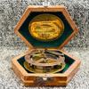 Solid Brass Antique Sundial Compass Working Item New Handmade Engraved Product Home Decor