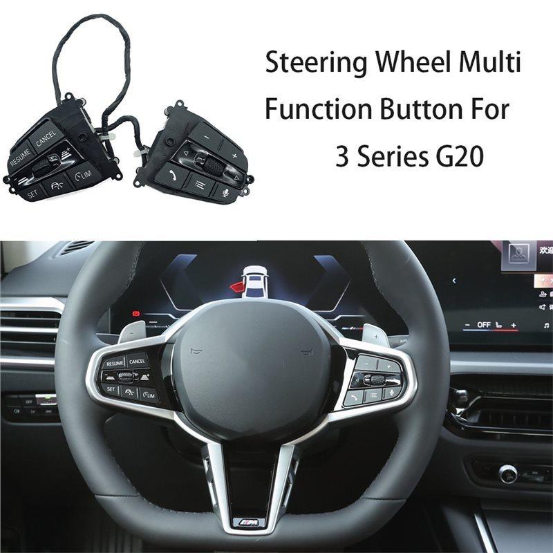 For BMW G20 Car Steering Wheel Multi-Function Button Set Replacement Pair For Vehicle Feature Management-AU62